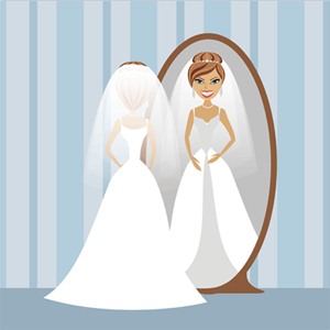 bride mirror