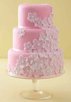 pinkweddingcake